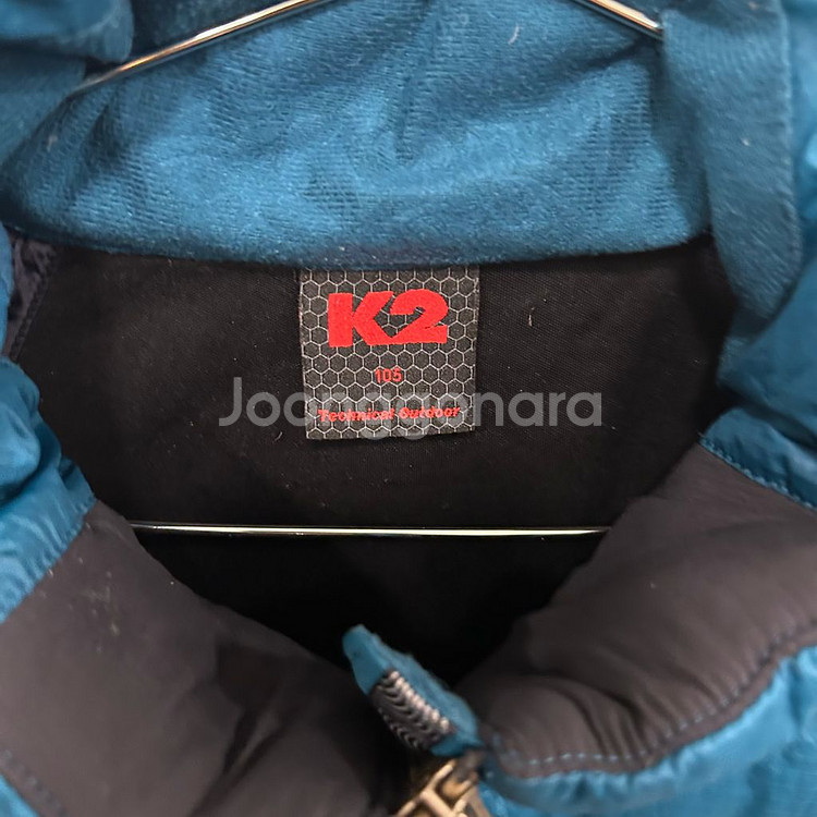 K2 구스다운 시그니처 퀼팅 하이넥 경량패딩--2