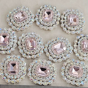 금속 사각오로라 실버핑크 10개 일괄