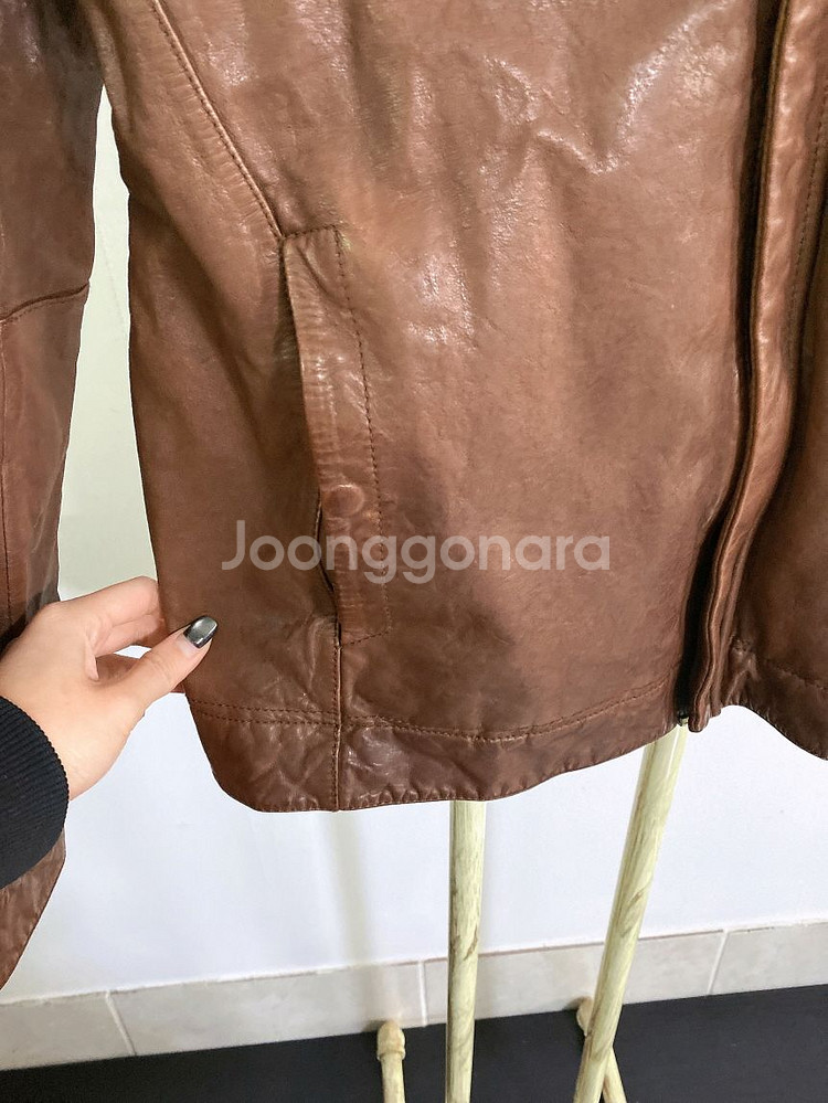 (100)파렌하이트지이크남자브라운양가죽100%자켓--3