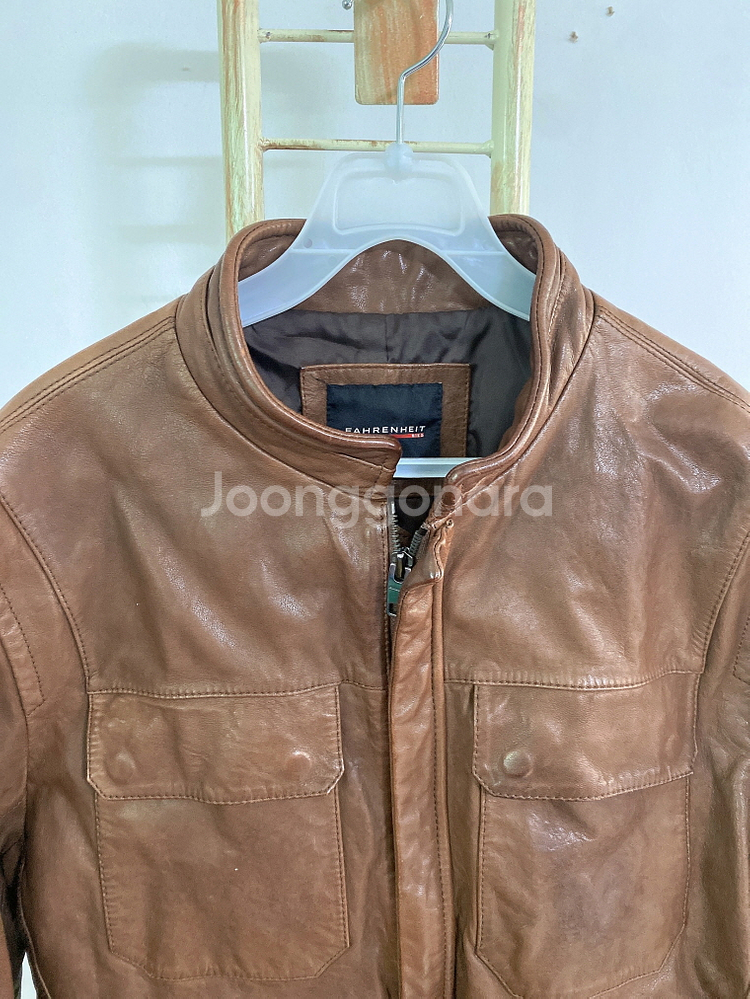 (100)파렌하이트지이크남자브라운양가죽100%자켓--1