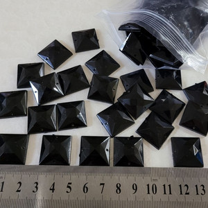 아크릴 사각 20미리 블랙 90개 일괄