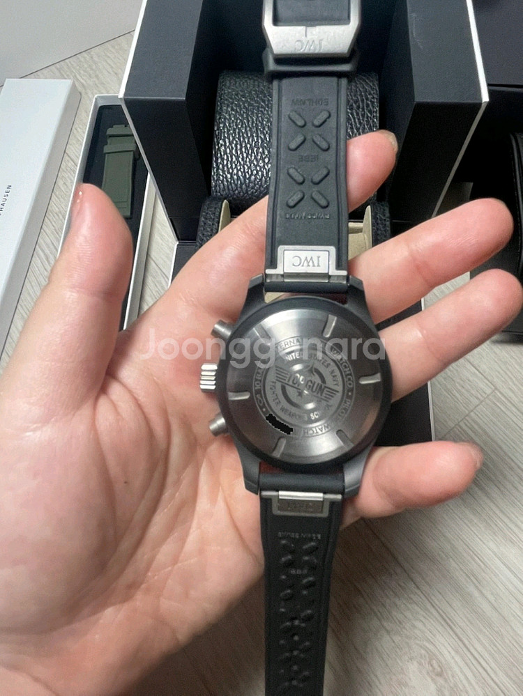 IWC 파일럿 워치 크로노그래프 41 탑건--4