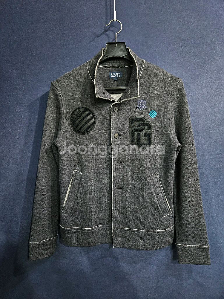 파리게이츠 그레이컬러 남성 슬림핏 100 골프 빈티지 자켓--0