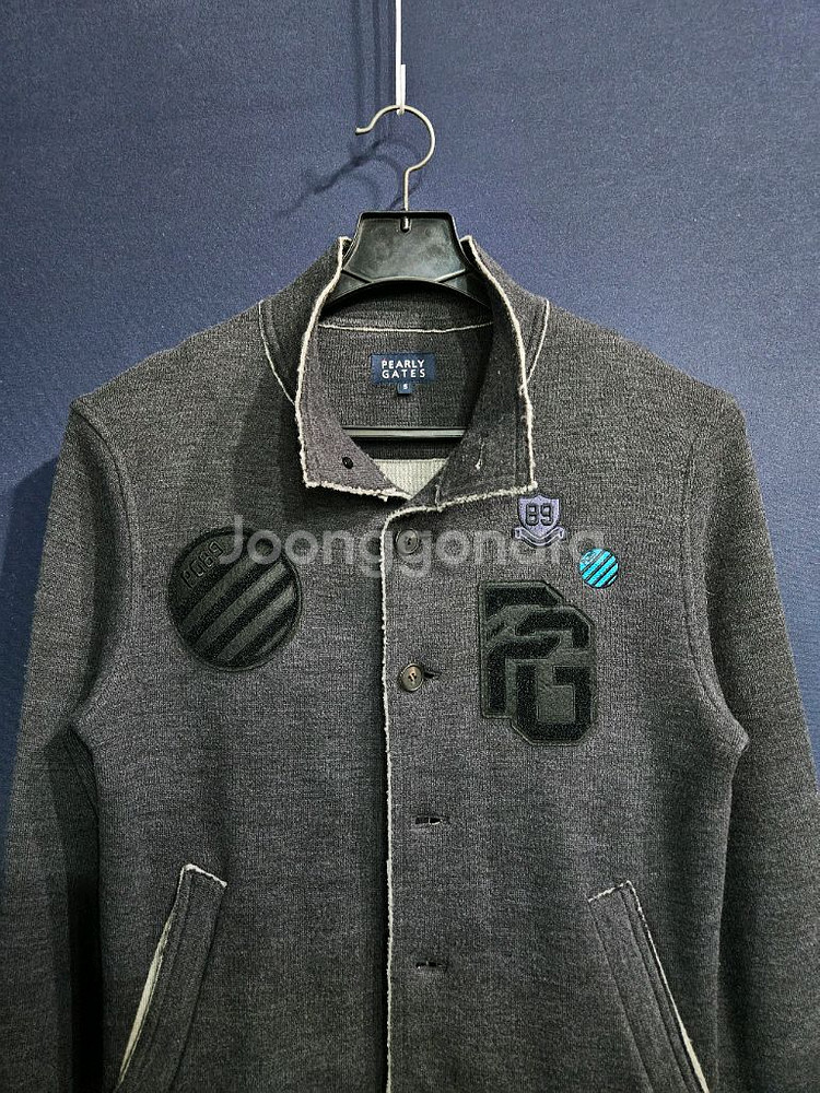 파리게이츠 그레이컬러 남성 슬림핏 100 골프 빈티지 자켓--6
