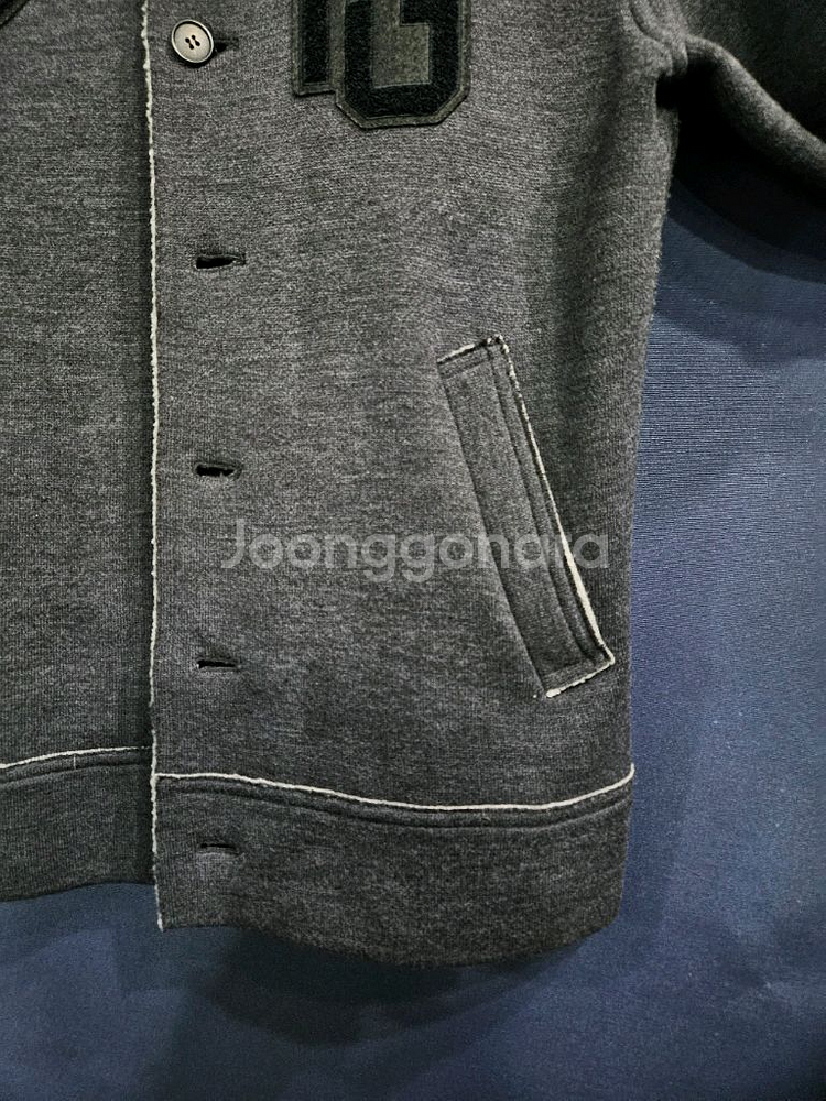 파리게이츠 그레이컬러 남성 슬림핏 100 골프 빈티지 자켓--5