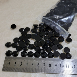 아크릴 원형모양 12미리 블랙 250개 일괄