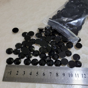 아크릴 원형모양 12미리 블랙 250개 일괄