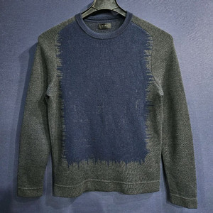 타임옴므 다크그레이컬러 남성 슬림핏 95 니트