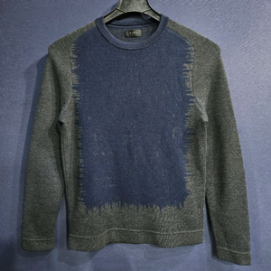 타임옴므 다크그레이컬러 남성 슬림핏 95 니트