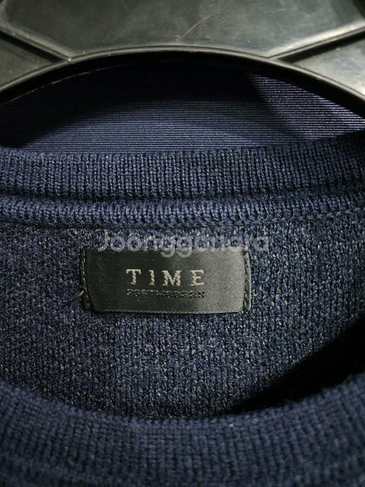 타임옴므 다크그레이컬러 남성 슬림핏 95 니트--2