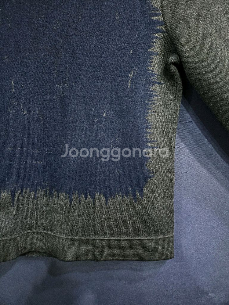 타임옴므 다크그레이컬러 남성 슬림핏 95 니트--5