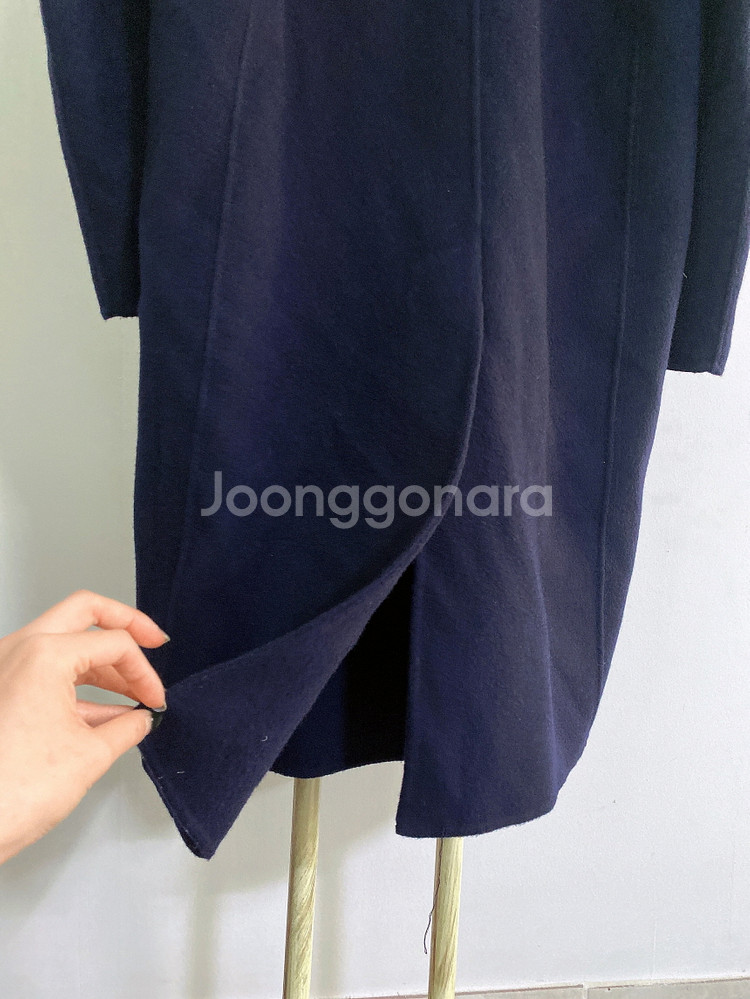 (95)헤지스여자캐시미어루즈핏더블버튼롱울코트--4