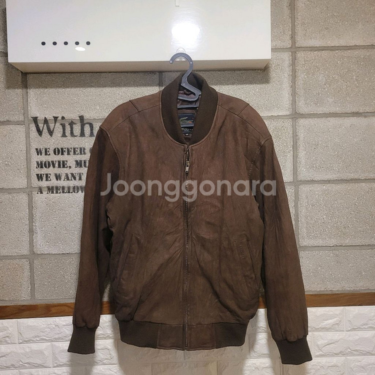 라코스테 90s 양가죽 자켓 95--0