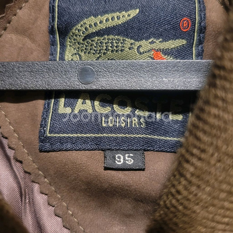 라코스테 90s 양가죽 자켓 95--4