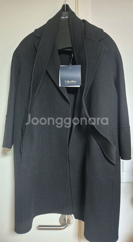 (새상품,최종가) s막스마라 코트 아로나 블랙--0