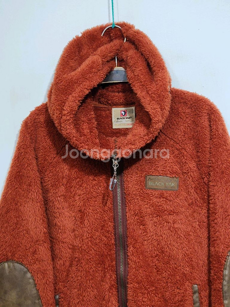 (100) 블랙야크 플리스 점퍼 뽀글이 후리스 후드자켓--1