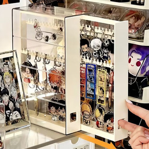 키링, 악세사리 디스플레이 케이스 보관함 정리함 2개 일괄