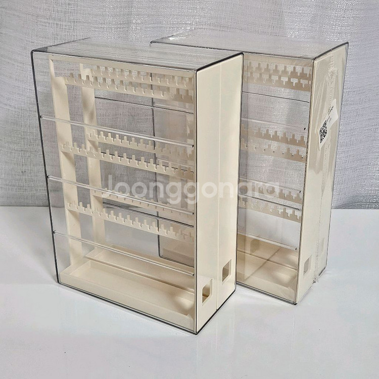 키링, 악세사리 디스플레이 케이스 보관함 정리함 2개 일괄--1