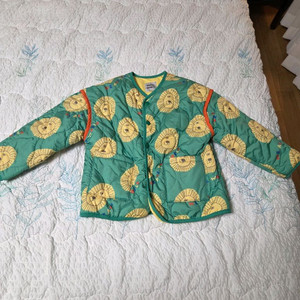 키즈남성 덕콰이어트 사자 패딩 세미오버핏 120사이즈