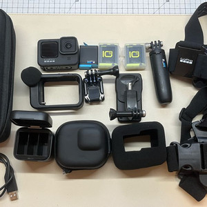 고프로9 블랙+악세사리 일괄 판매