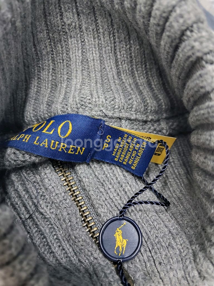 폴로 랄프로렌 케이블 니트 집업 자켓--6