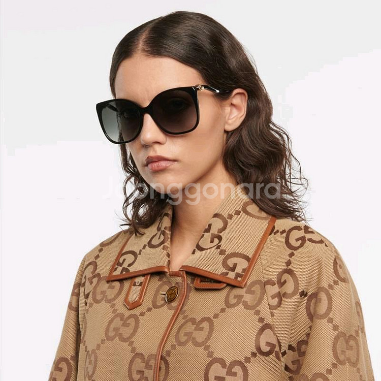 구찌 명품 스퀘어 프레임 선글라스 [새상품&정품]--4