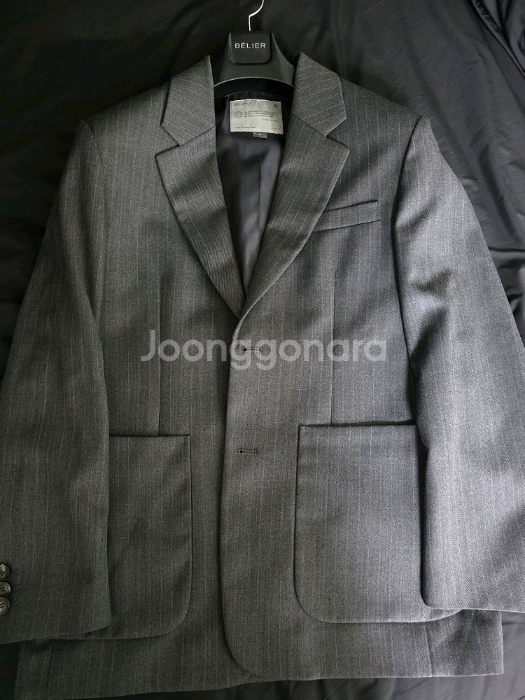 벨리에 시티 노마드 스트라이프 자켓 그레이 04(100--2