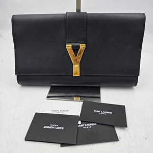 생로랑 카바시크 블랙 클러치