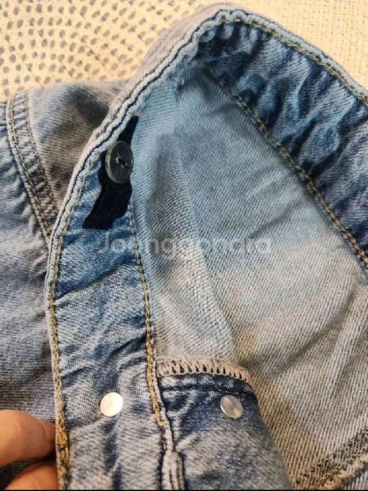 자라키즈 패널 미디 데님 스커트 새상품--4