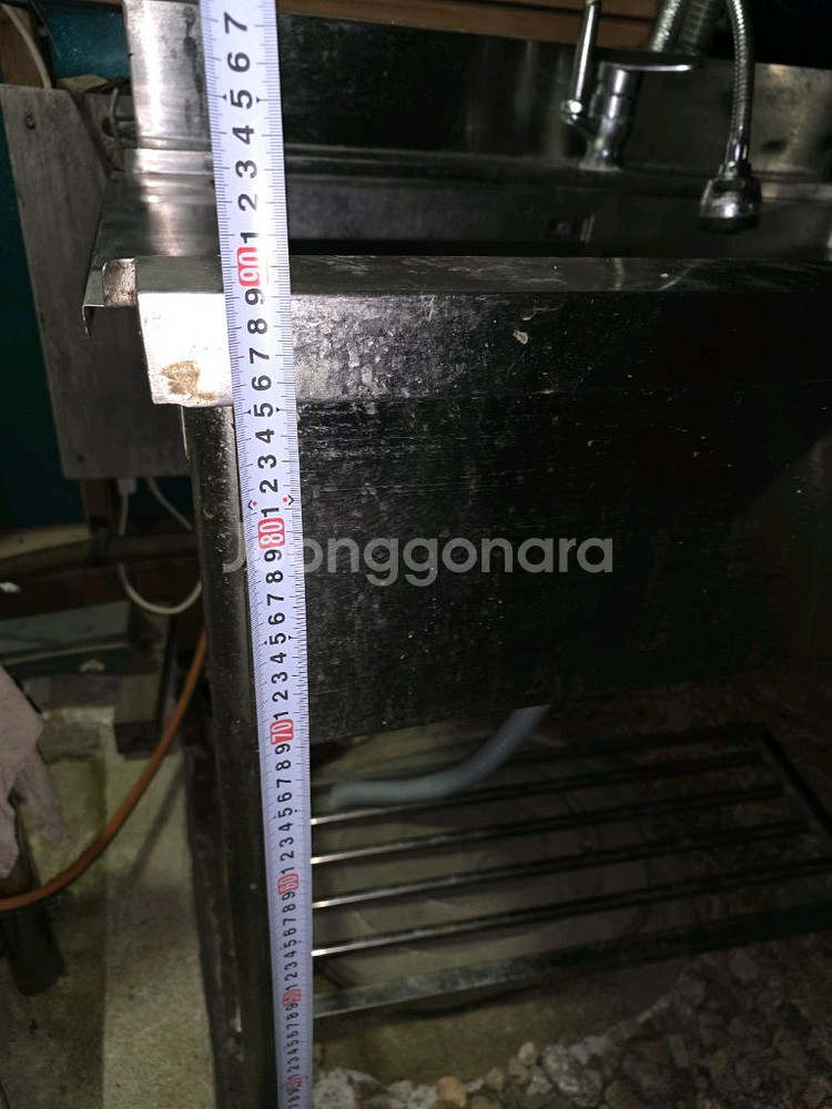 스텐 싱크대 90cm x 50cm--2