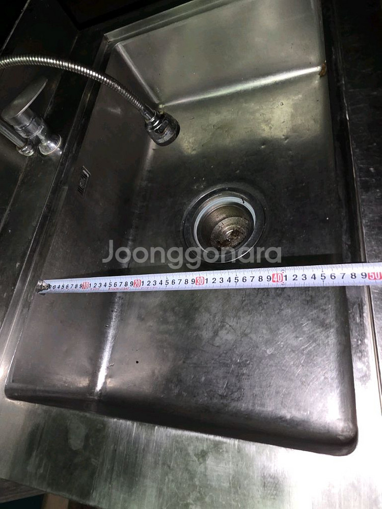 스텐 싱크대 90cm x 50cm--6