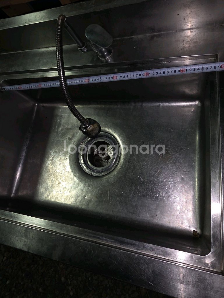 스텐 싱크대 90cm x 50cm--5