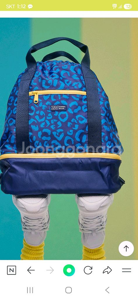 줌바가방 레오파드 패턴 백팩--5