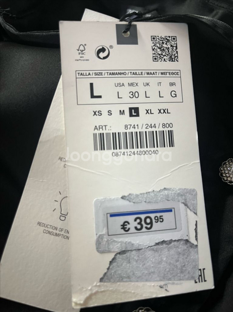 자라 여성 블라우스 L 새상품--6