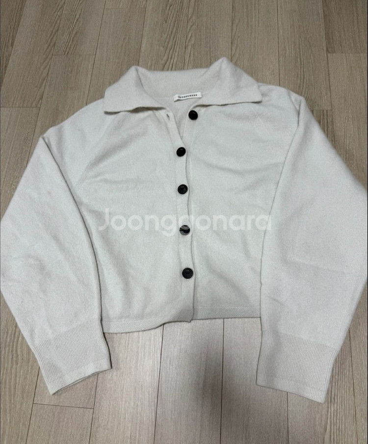 더캐시미어 캐시미어 홀가먼트 니트 가디건 /슬리브리스 니트탑 에크루85--1