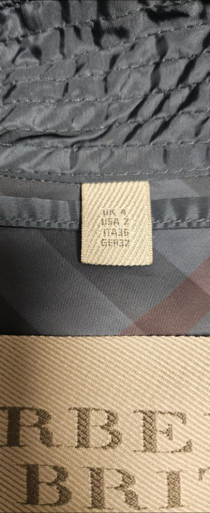 버버리 바람막이 트렌치 uk4--5