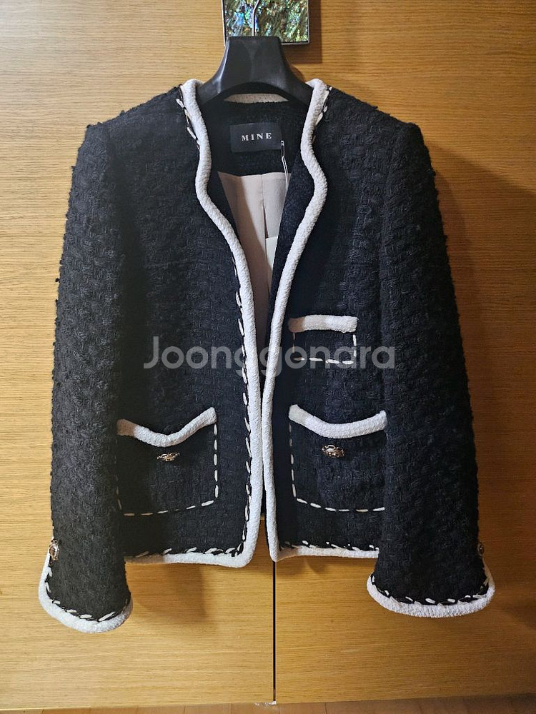 마인 트위드 자켓--0
