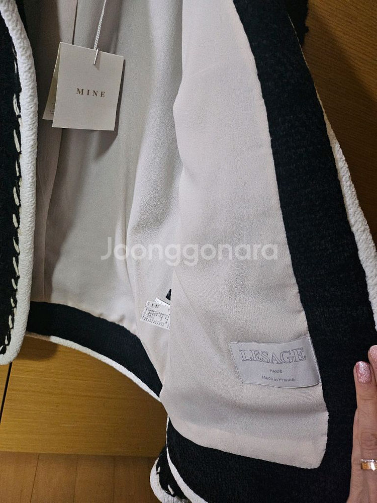 마인 트위드 자켓--5