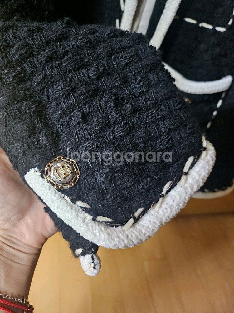 마인 트위드 자켓--2