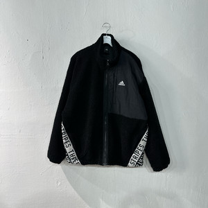 아디다스 양털 플리스 오버핏 점퍼