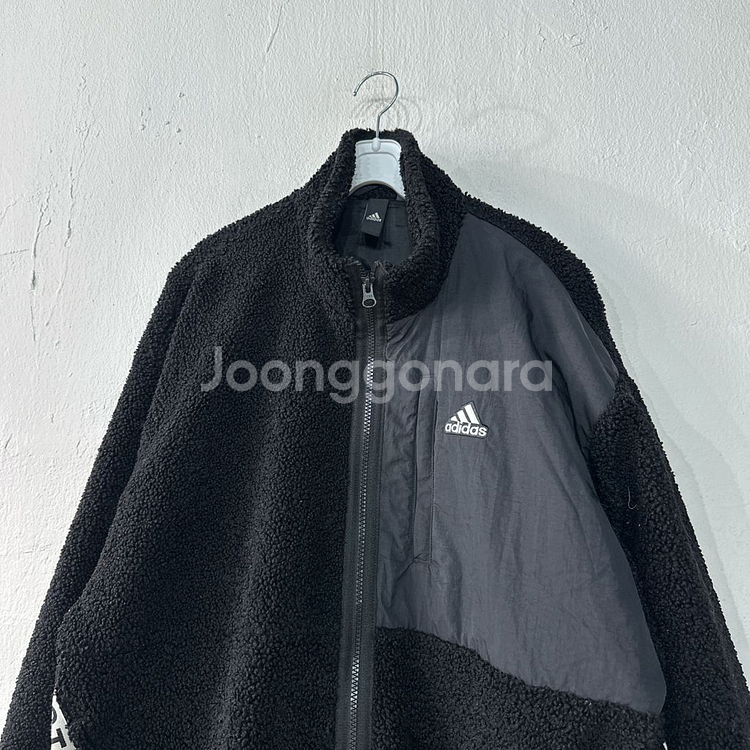 아디다스 양털 플리스 오버핏 점퍼--2