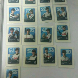 롯데 자이언츠 띠부씰 전민재 이민석 윤동희 손성빈 나승엽 고승민 이미지