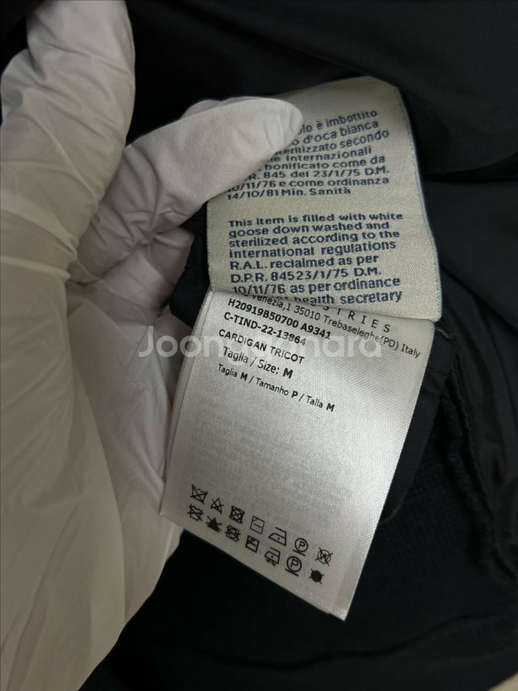 [정품] 신형 몽클레어 니트패딩 블랙 M size--3