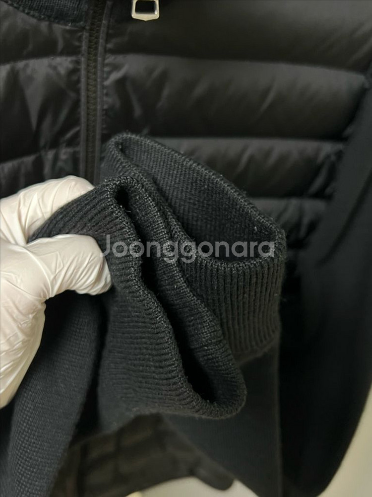 [정품] 신형 몽클레어 니트패딩 블랙 M size--2