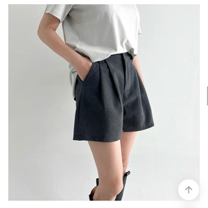 에이블리 코듀로이 핀턱 숏팬츠