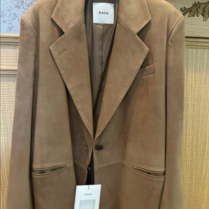 라온컴퍼니 스웨이드오버핏자켓