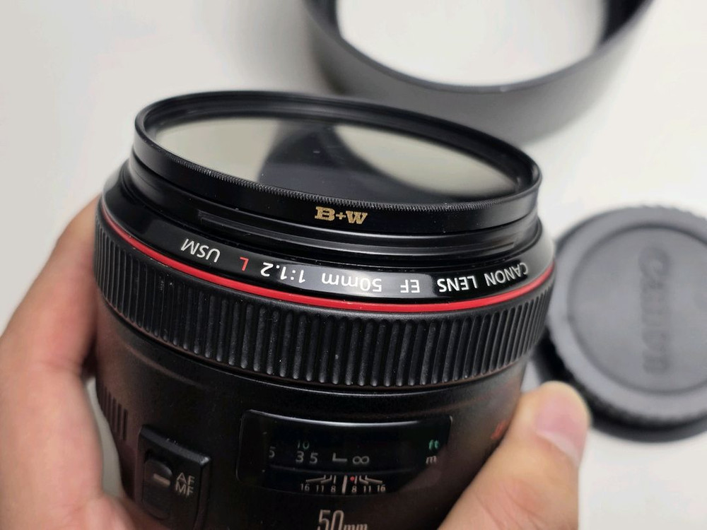 캐논 ef 50mm F1.2 풀박스 이미지