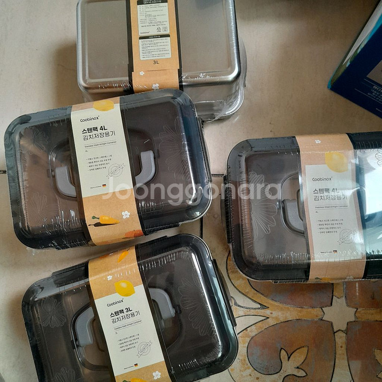 후라이팬 김치저장용기 김치스탠팩--2