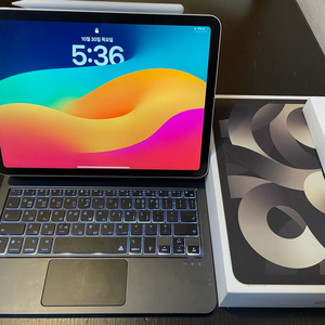 아이패드에어5 + 애플펜슬2 + 키보드케이스