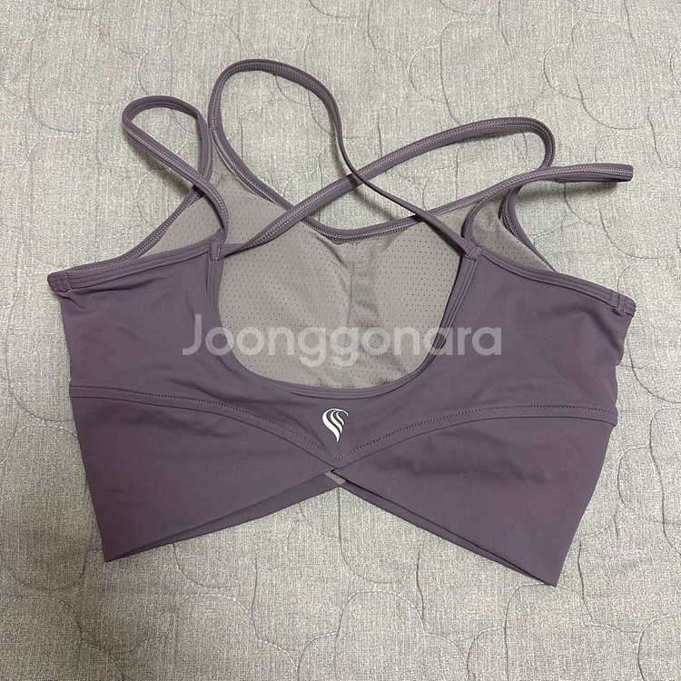 콘치웨어 스포츠 브라탑 S 퍼플--1